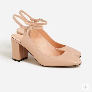 Jcrew Maisel patent leather nude pumps